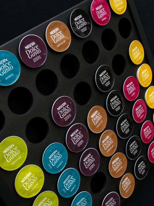 Porte Capsules Dolce Gusto bois Macoulisdesign