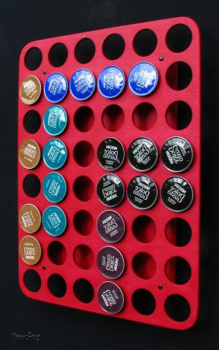 Capsules Holder Deep Red